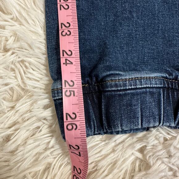Celebrity Pink Denim Jogger Jeans Zip Pockets Drawstring Sz M - Picture 10 of 10